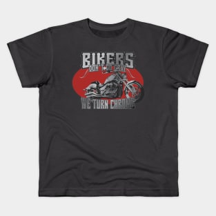 Bikers Don't Go Gray Kids T-Shirt